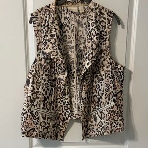 Chico's Animal Print Vest